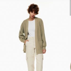 Aritzia Unwind Cardigan Carmel, perfect for spring